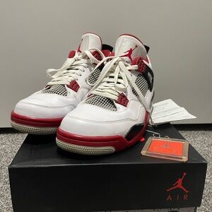 Jordan Retro 4 Fire Red 2012 size 11